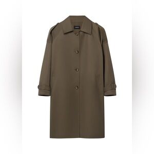 SERRANO Olive Green Trench Coat l Small l NWT — CURRENTLY ONLINE FOR FULL PRICE